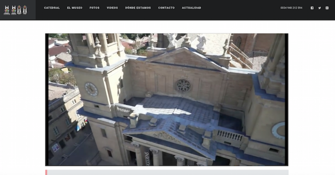 Web Catedral de Pamplona